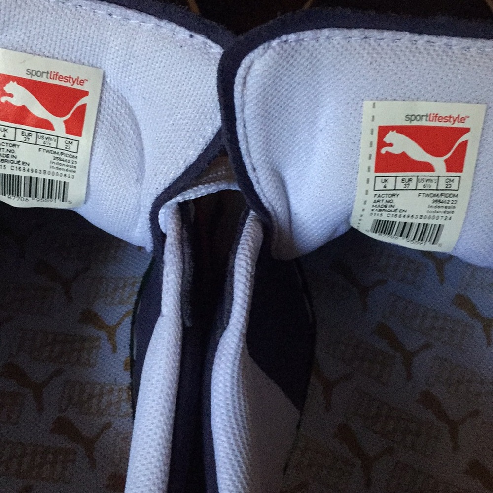 👟✨Puma✨💴Mens Liga Suede Trainers Blue/Red - Picture 5 of 5